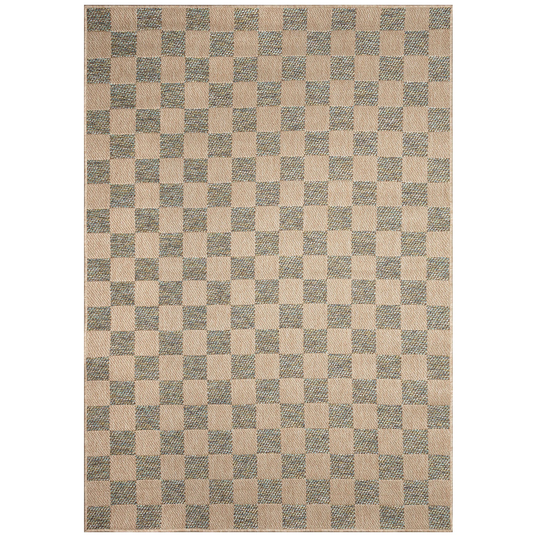 Roma Checkerboard Indoor/Outdoor Area Rug Cool, COOL, hi-res image number 0