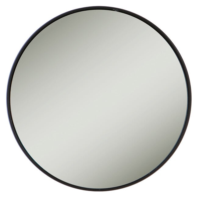 3.5'' Compact Round Spot Mirror, BLACK, hi-res image number null