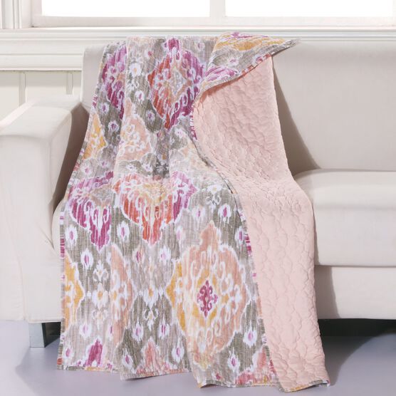 Ibiza Quilted Throw Blanket, MULTI, hi-res image number null