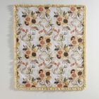 Somerset Ruffled Gingham Quilted Throw Blanket, , on-hover image number null