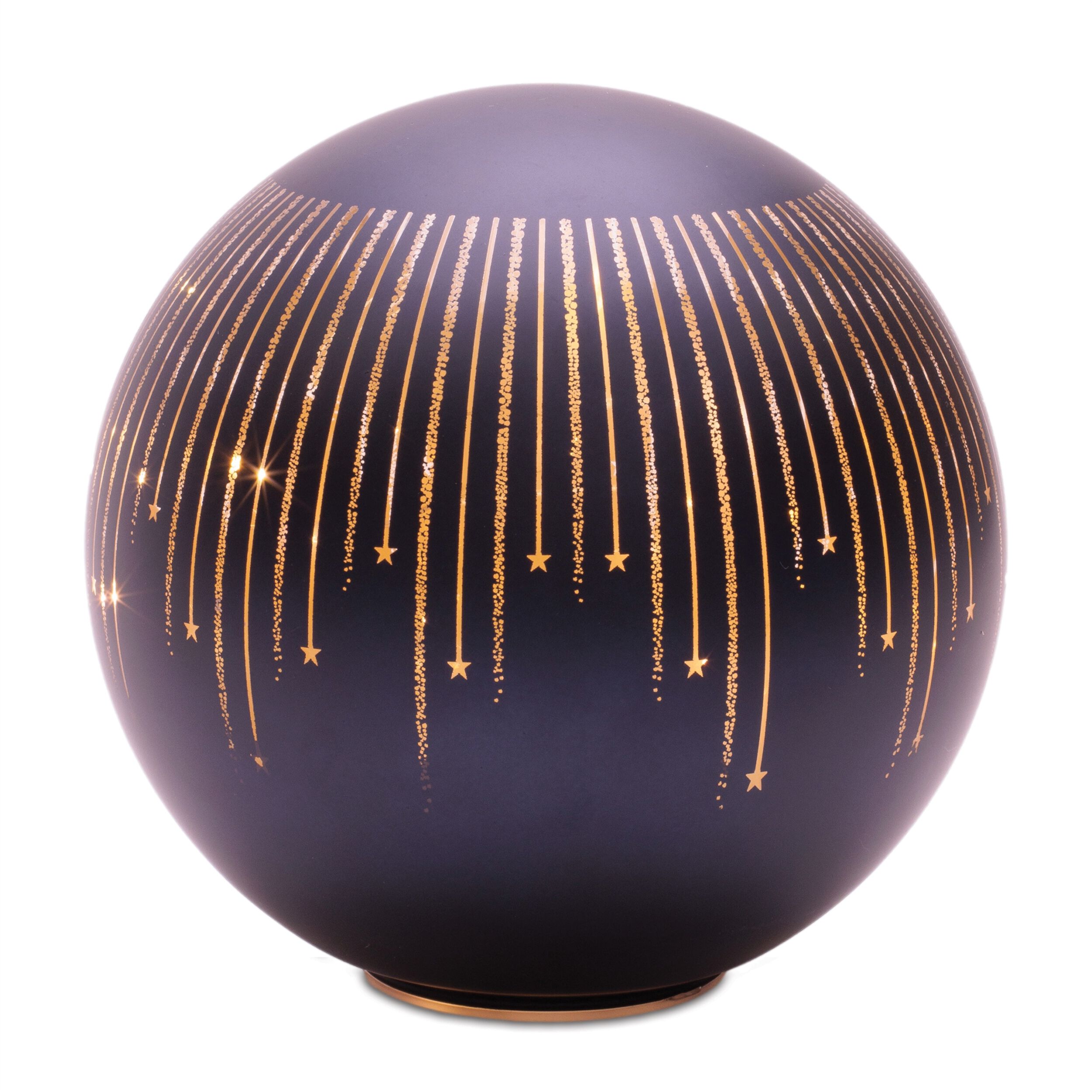 LED Frosted Star Globe (Set of 2), BLUE, alternate image number 3