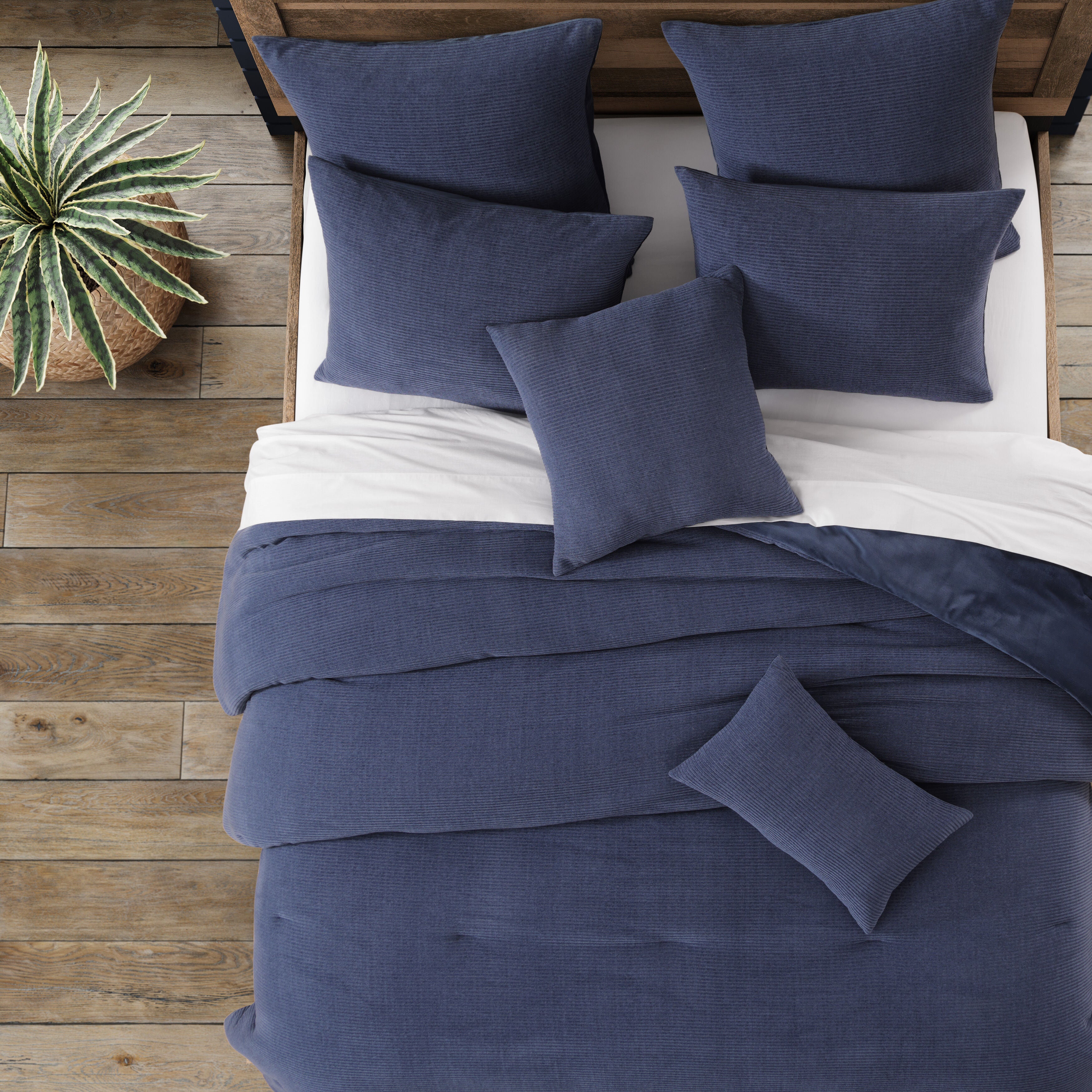 RIVERSIDE COMFORTER SET, BLUE, alternate image number 2