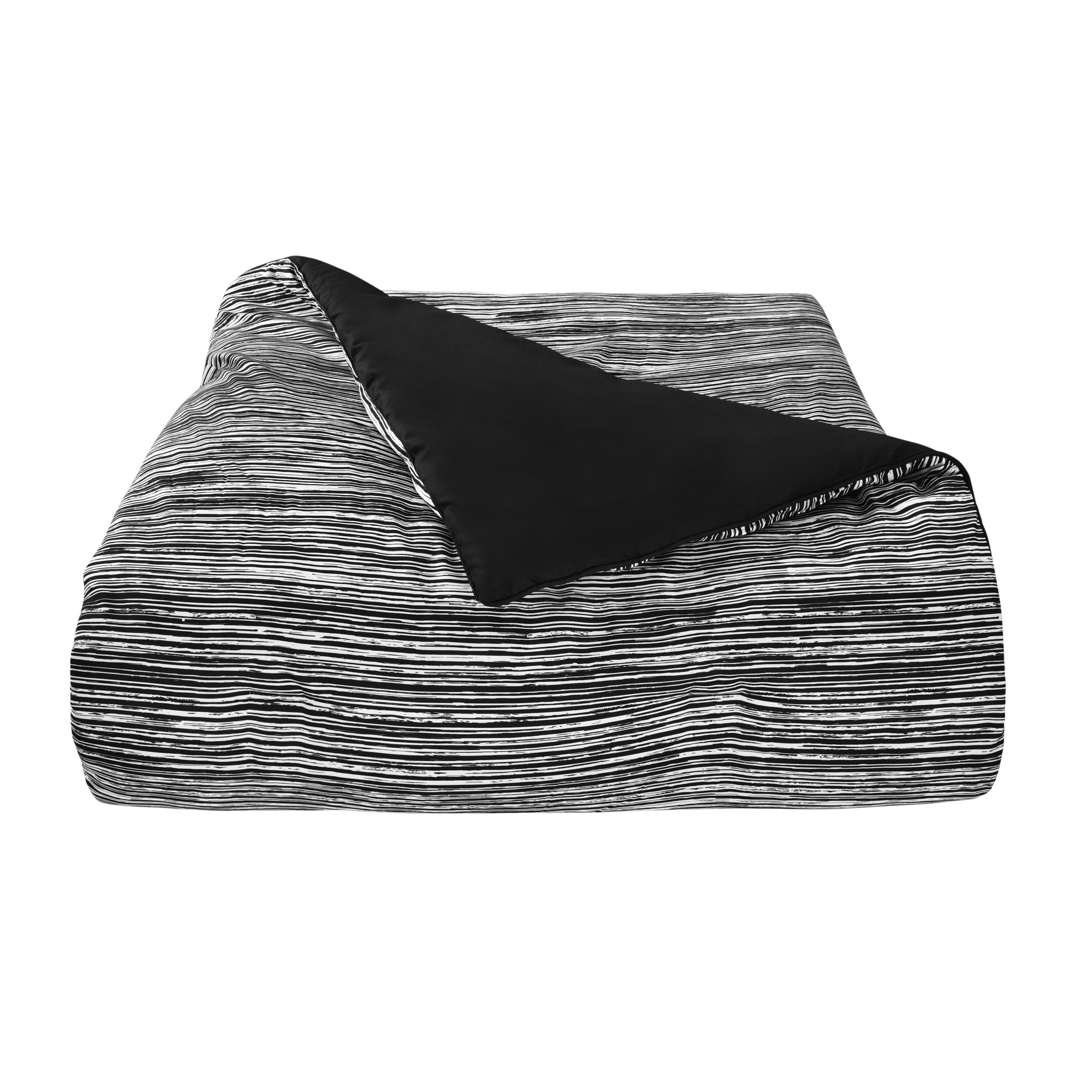 Dalton 3 Piece Comforter Set, BLACK, alternate image number 4