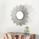 Black Contemporary Metal Wall Mirror, , alternate image number null