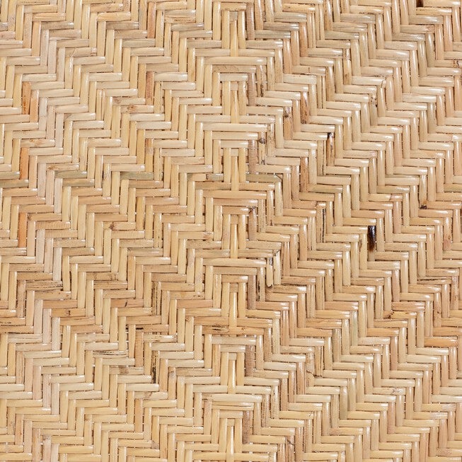Kobe Mid-Century Modern Natural Brown Finished Wood and Rattan Dining Chair, , alternate image number 12