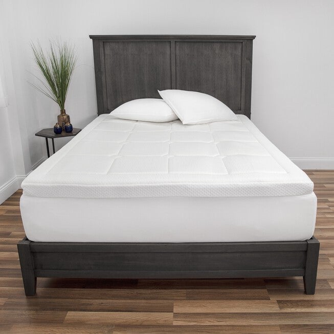 SensorPEDIC 3-Inch Majestic Gel-Infused Memory Foam Mattress Topper, , alternate image number 4