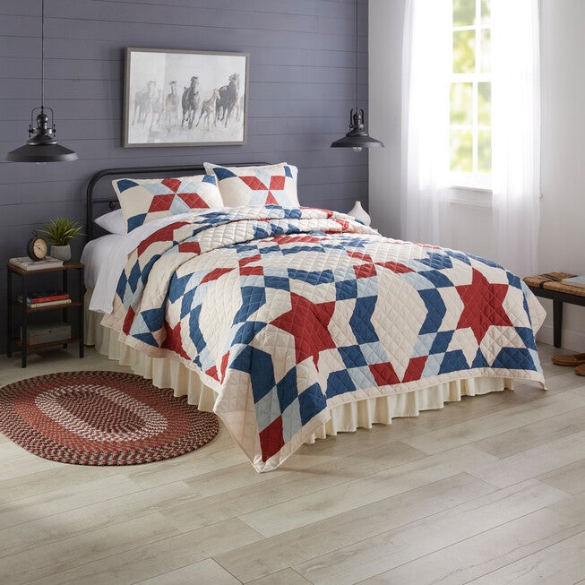 Americana Star Quilt Set, , on-hover image number 1