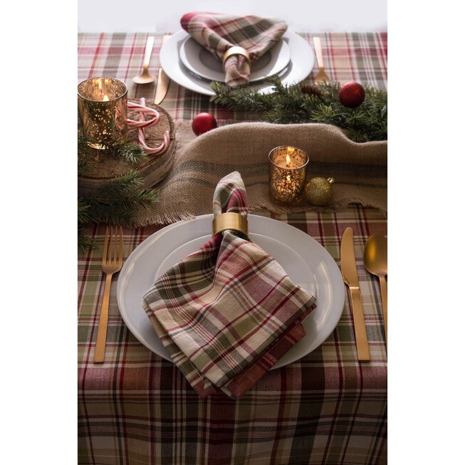 Gold Round Painted Acrylic Napkin Ring, Set of 6, , alternate image number 3