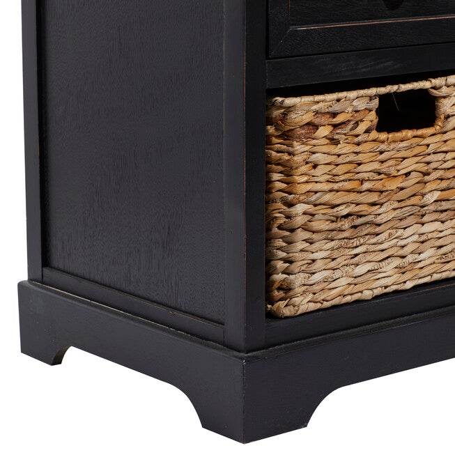 Dark Brown Farmhouse Wood Storage Unit, 20 x 42, , alternate image number null