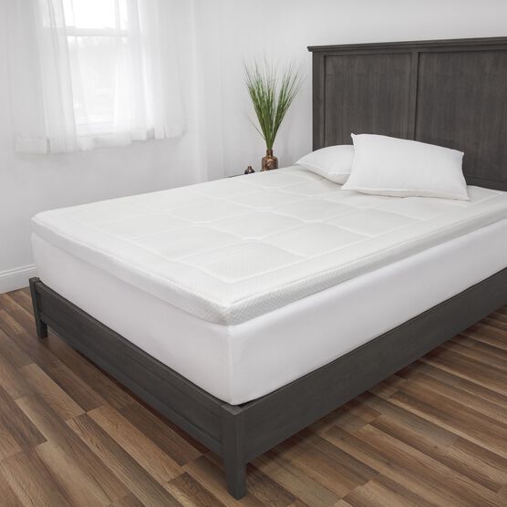 Sensorpedic 3 Inch Majestic Gel Infused Memory Foam Mattress Topper King Size