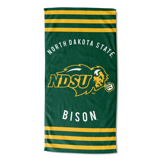 North Dakota State Stripes Beach Towel, MULTI, hi-res image number null