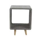 Grey Fiber Clay Industrial Outdoor Accent Table, , on-hover image number null