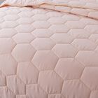 Honeycomb Down Alternative Blanket, Blush/Mustard, , on-hover image number null