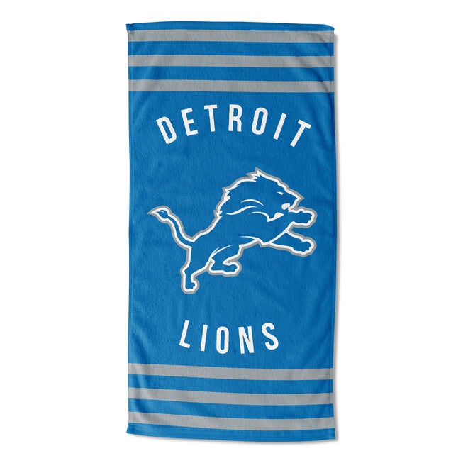 Lions Stripes Beach Towel, MULTI, hi-res image number null