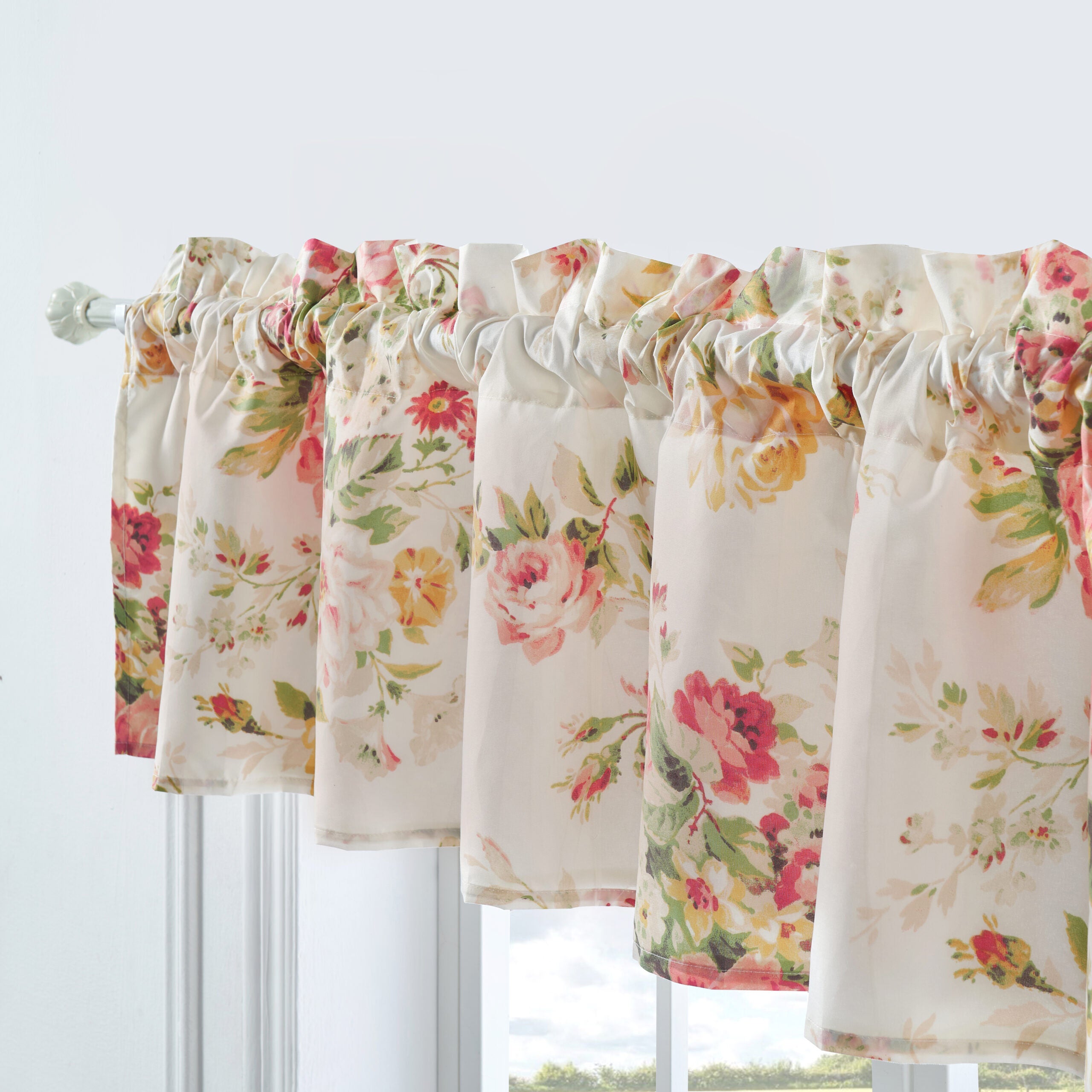 Greenland Home Fashions™ Grace Window Valance Curtains, BUTTERCUP, alternate image number 2