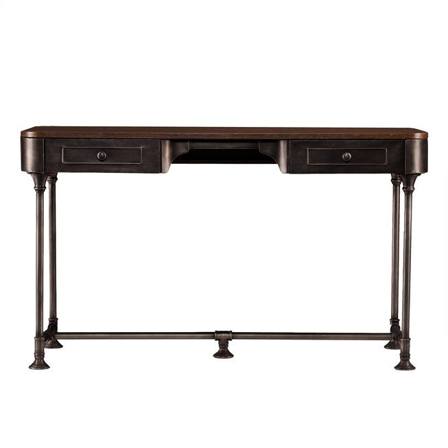 Edison Industrial 2-Drawer Desk, , alternate image number 2