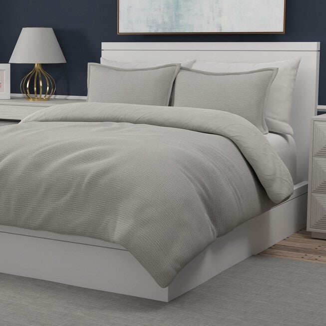Portico Crossed Matelasse 3 Piece Comforter Set Comforter Set, , alternate image number null