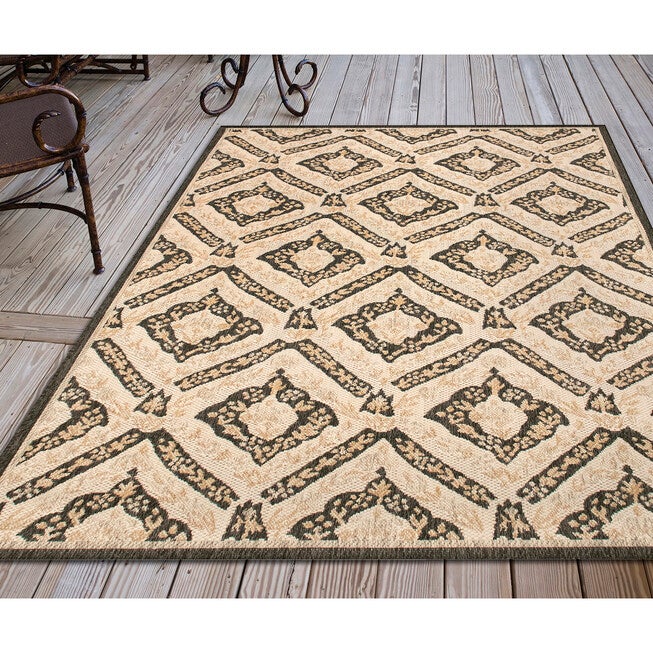 Liora Manne Portofino Palmettes Indoor/Outdoor Rug, , alternate image number 5