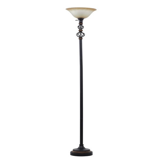 Black Metal Traditional Floor Lamp, , alternate image number null