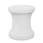 White Fiber Clay Contemporary Stool, , alternate image number null