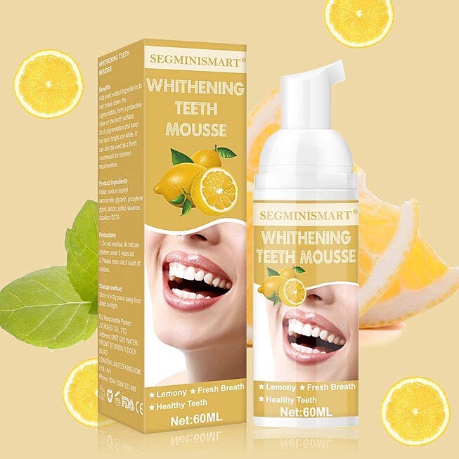 Total White Foam Toothpaste Lemon Flavored Oral Care, , on-hover image number null