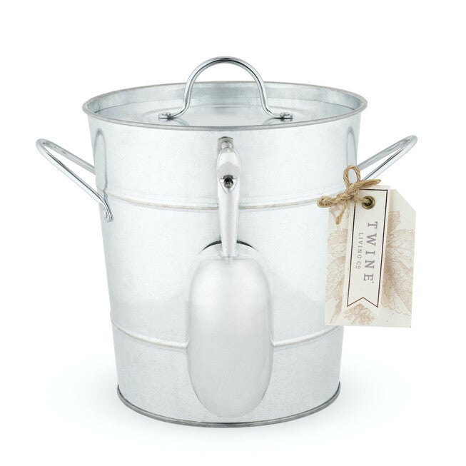Galvanized Metal Ice Bucket, , alternate image number null