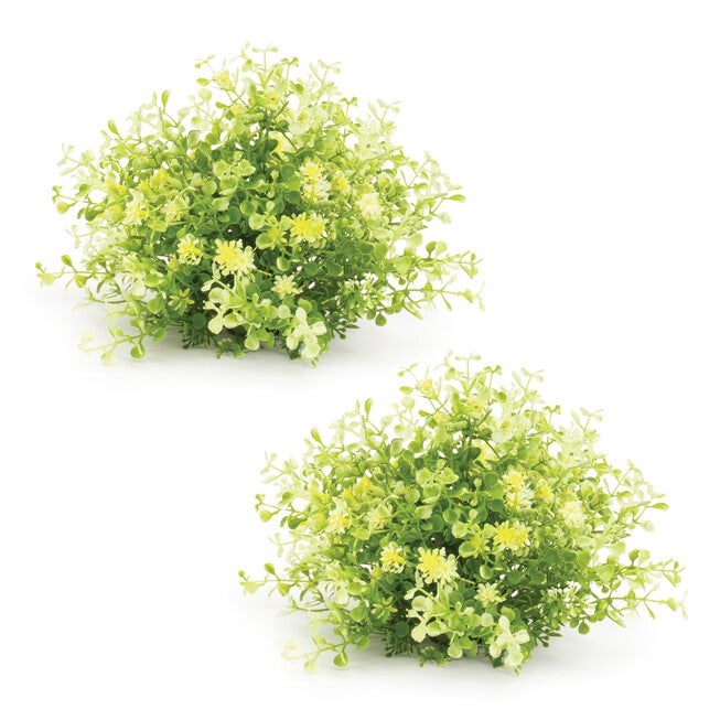 Mini Leaf Foliage Half Orb (Set of 2), GREEN, alternate image number 1