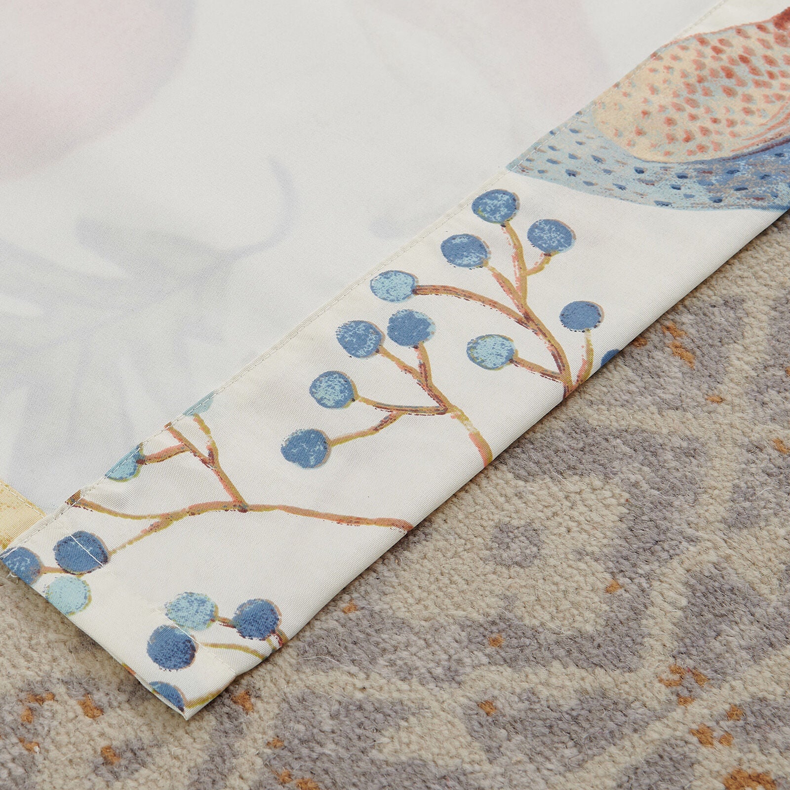 Willow Window Curtain Panels, Set of 2, 84 inches, NATURAL, on-hover image number 1