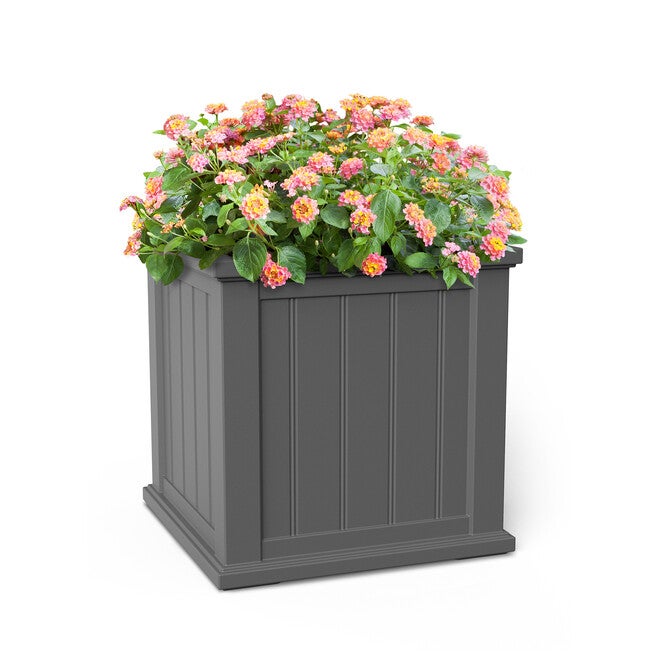 Cape Cod 20x20 Square Planter, GRAPHITE GREY, hi-res image number null