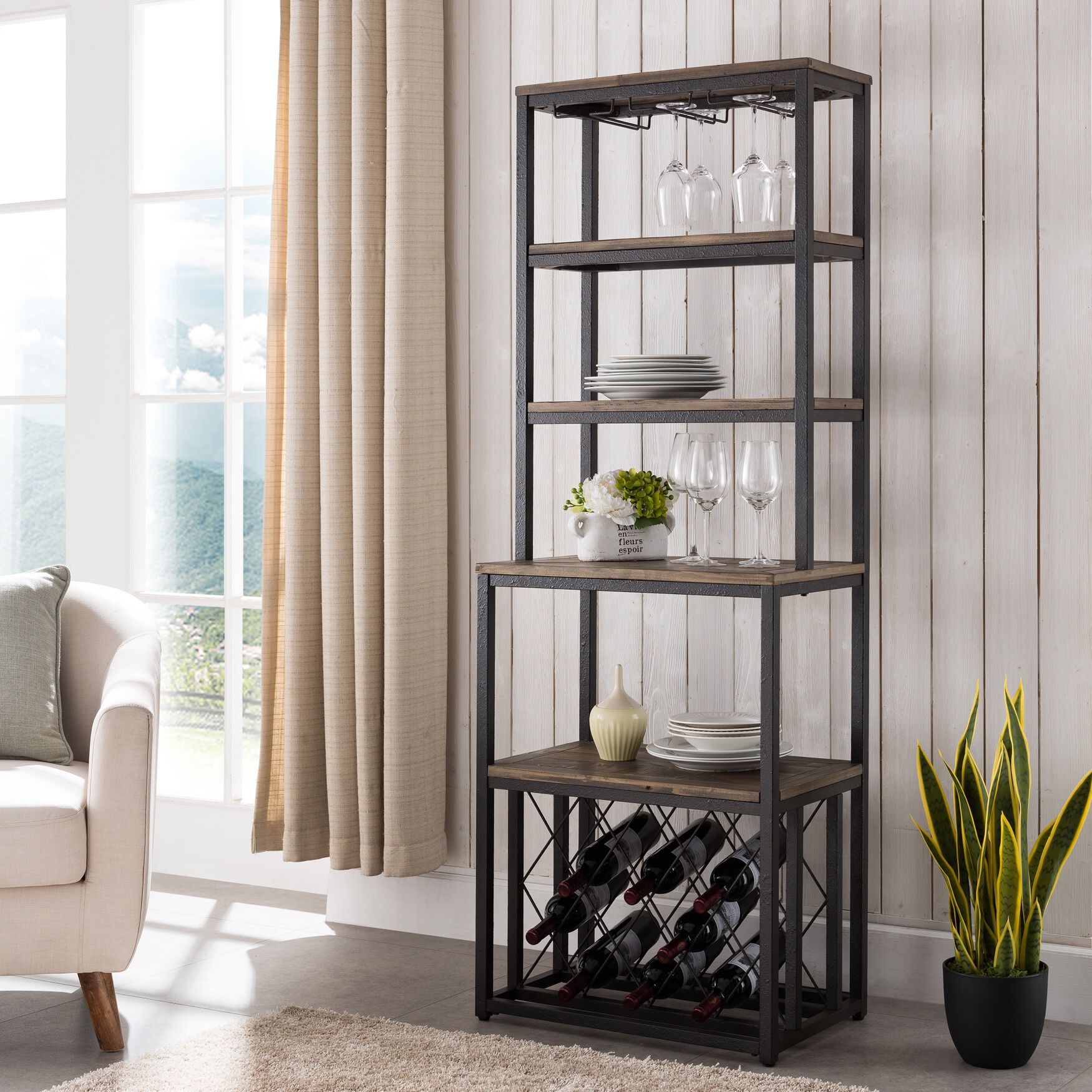 Wine outlet bakers rack