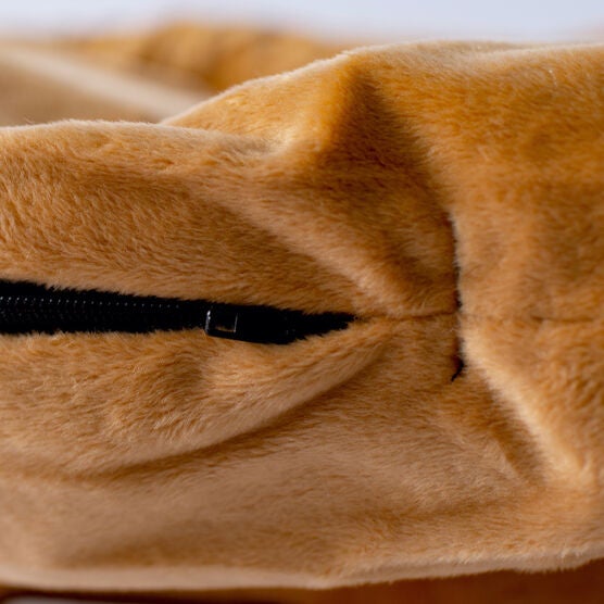 Bolstered Pet Bed and Mat, ultra-soft Dog Bed, Brown, Large, , alternate image number null