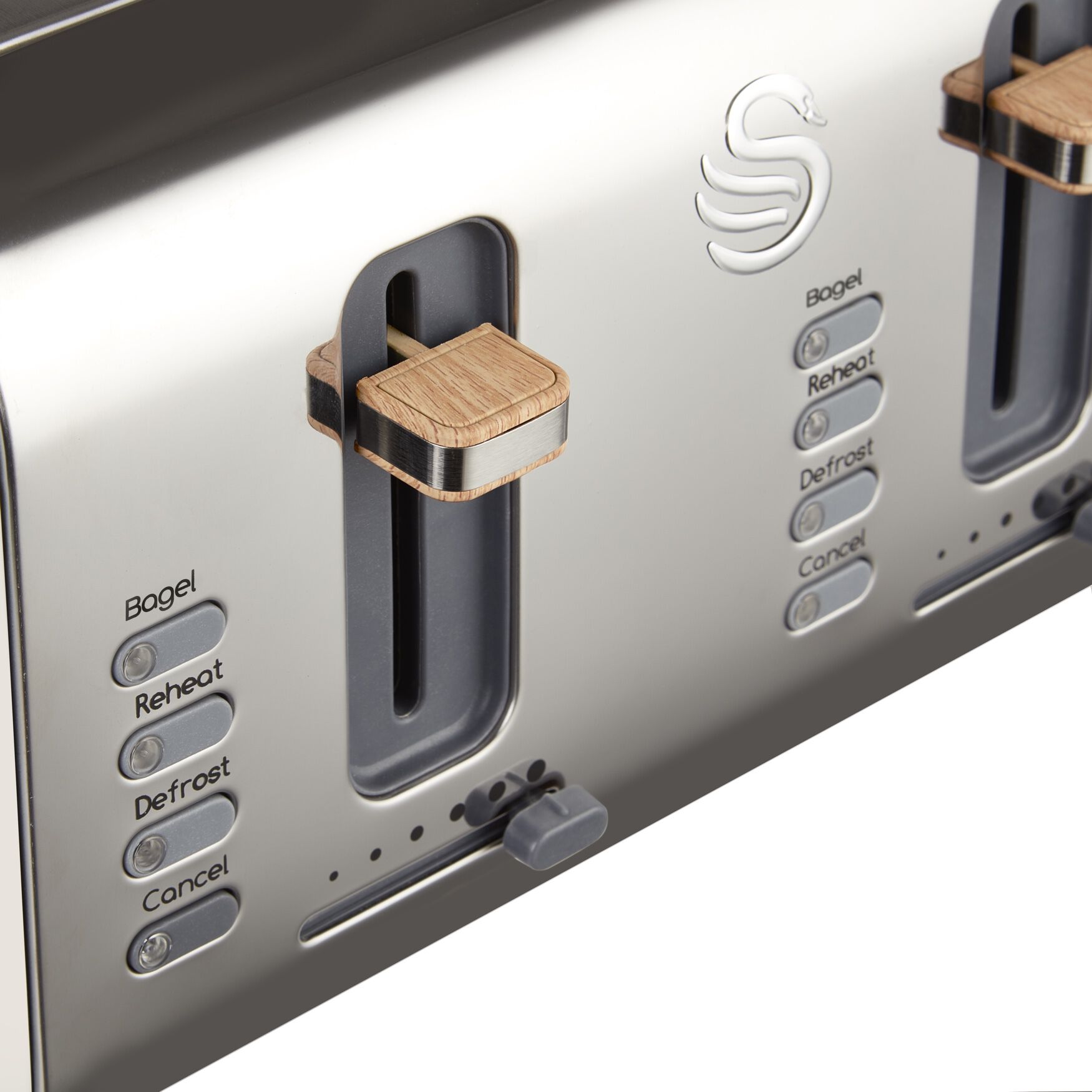 Nordic 4 Slice Toaster - White, , alternate image number 2