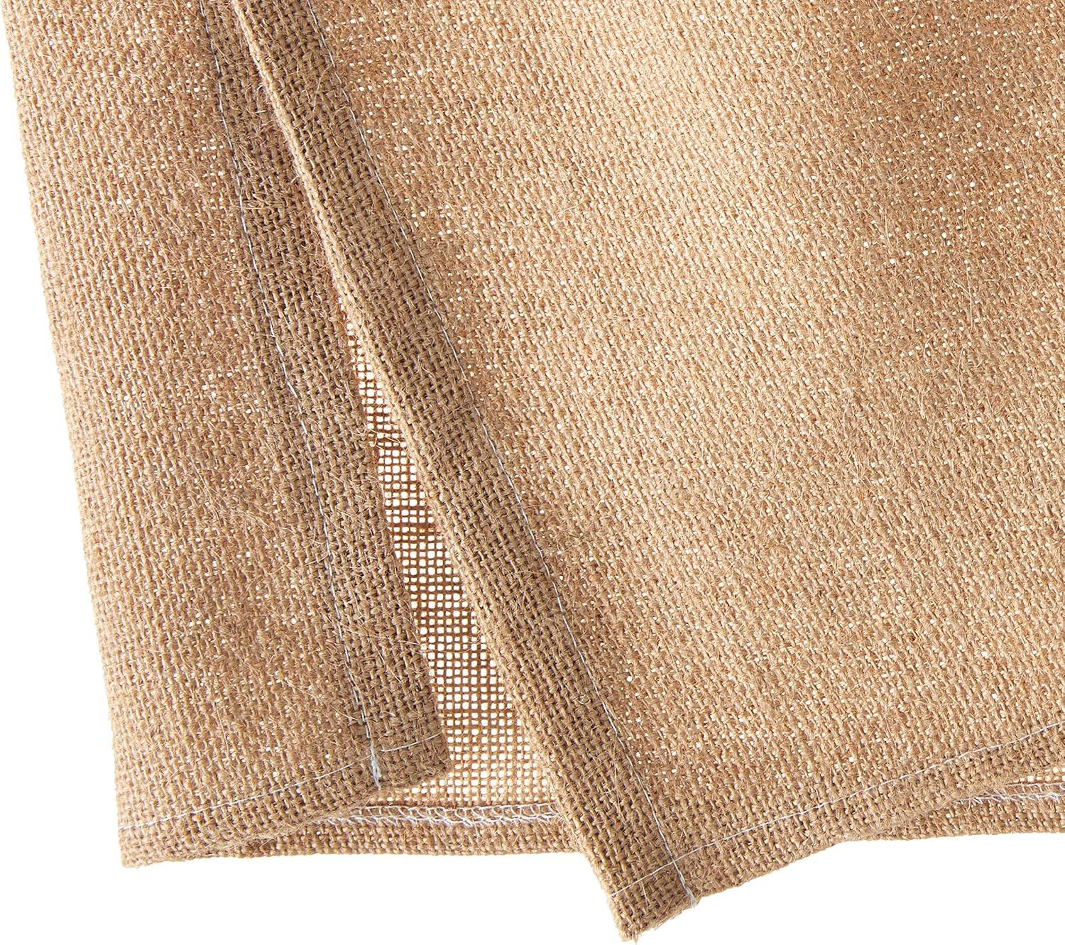 Burlap Bedskirt, NATURAL, alternate image number 1