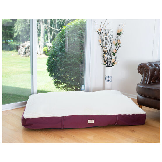 Large Pet Dog Bed, Mat With Poly Fill Cushion& Removable Cover, , on-hover image number null