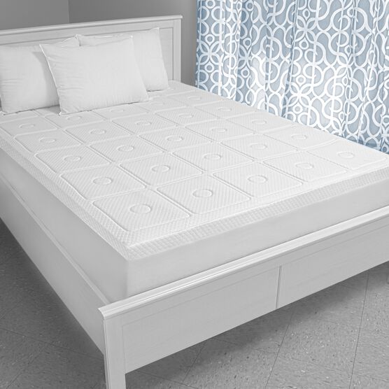 SensorPEDIC Luxury Extraordinaire 3-Inch Memory Foam Mattress Topper, , alternate image number null