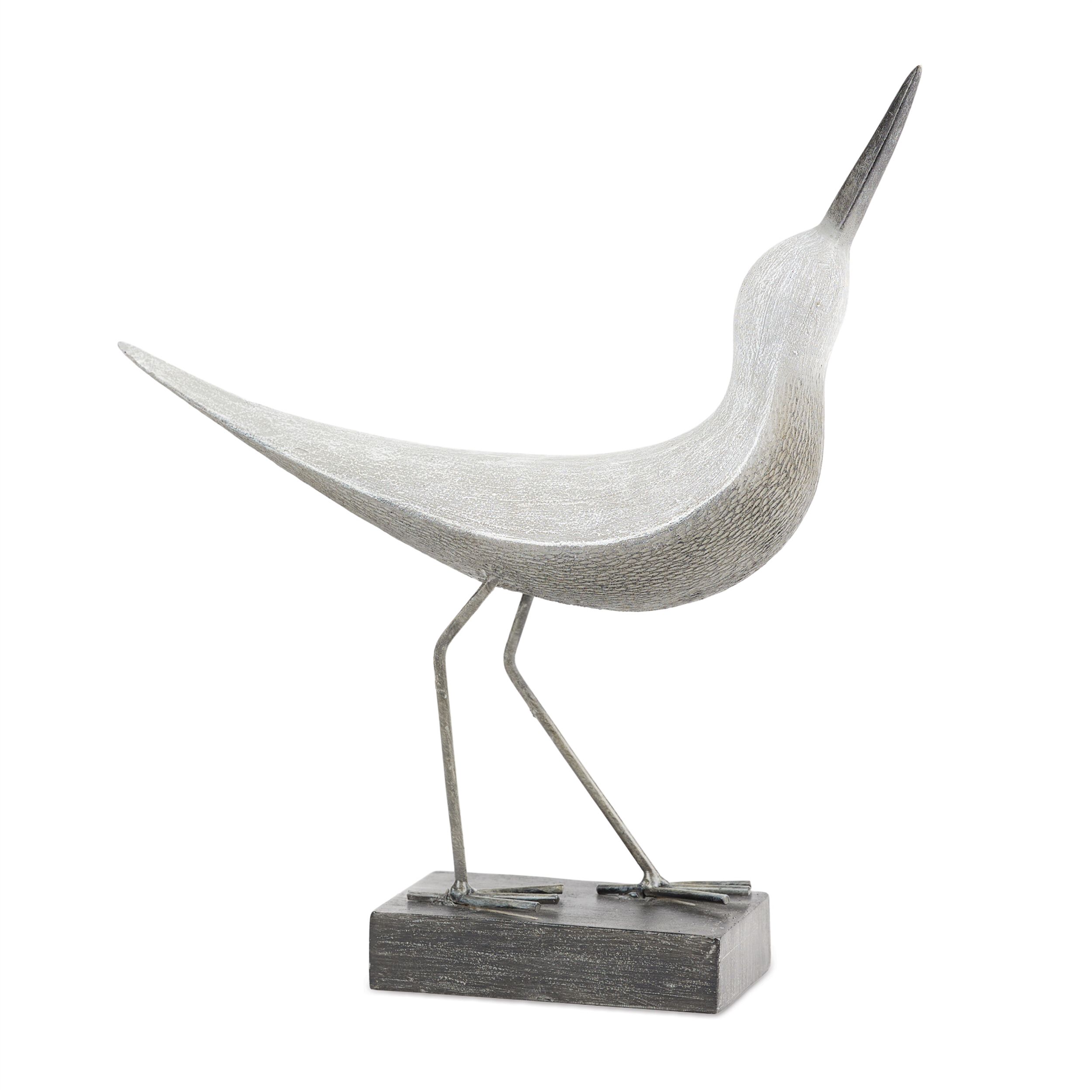 Modern Sea Bird Figurine Set of 2, WHITE, alternate image number 1