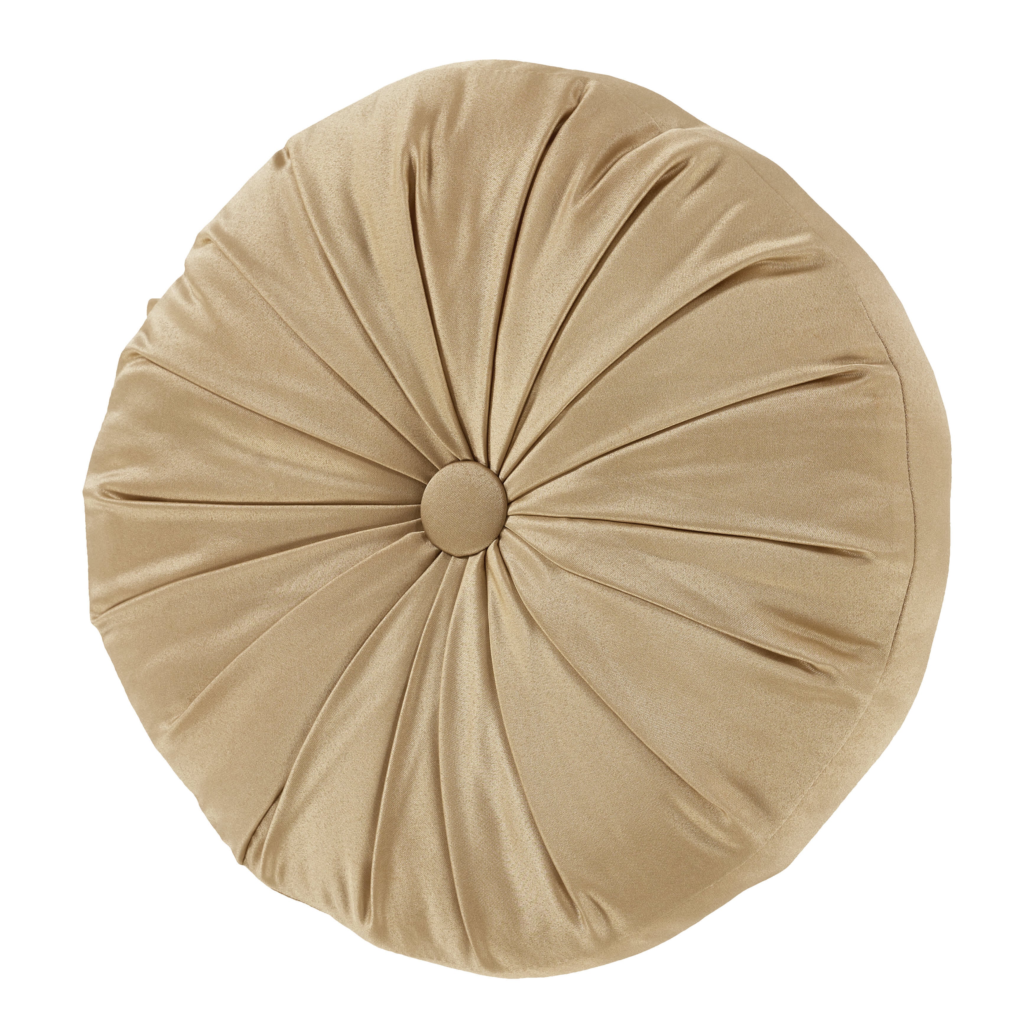 Potenza Round Decorative Throw Pillow, GOLD, hi-res image number 0