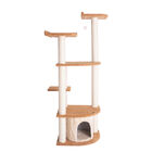 Ultra Thick Faux Fur Real Wood 64" Cat Scratching Furniture, , alternate image number null