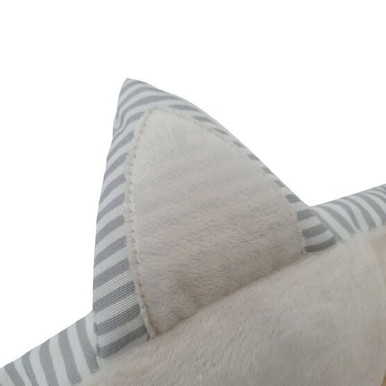 Stripe Printing poly-cotton cozy round cat bed , 18 inch, , alternate image number null