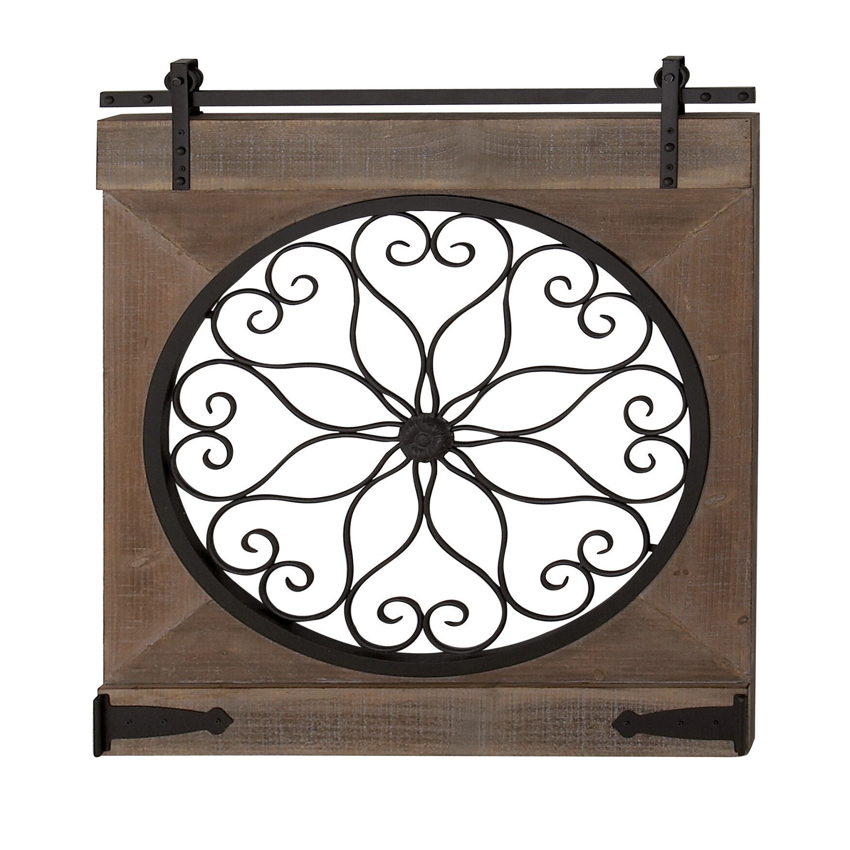 Brown Rustic Ornamental Wood Wall D&eacute;cor, , alternate image number 2