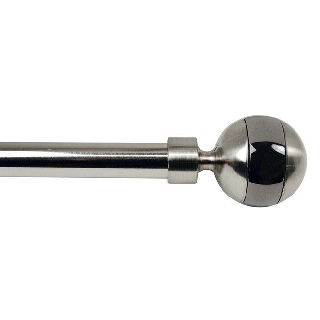 Versailles' Industria Apollo Rod Set (72in - 144in), BRUSHED NICKEL, hi-res image number 0
