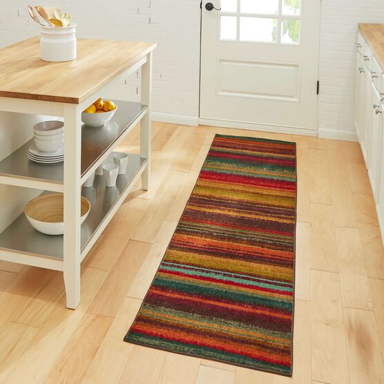 Boho Stripe Multi 2' X 8', , alternate image number null