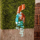 Teal Capiz Coastal Windchime, , alternate image number null