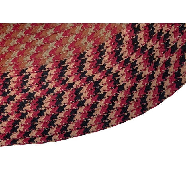 Alpine Braid Collection Reversible Indoor Area Rug in Vibrant Colors, 20 inches" x 30 inches" Oval , , on-hover image number 1