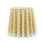 Buffalo Check Round Tablecloth - 70-in, , alternate image number null