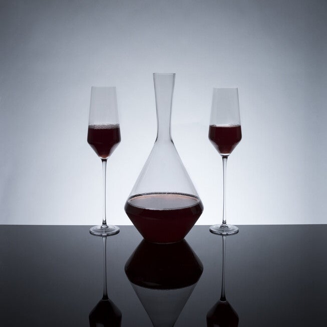 Angled Crystal Bordeaux Glasses, , alternate image number 2