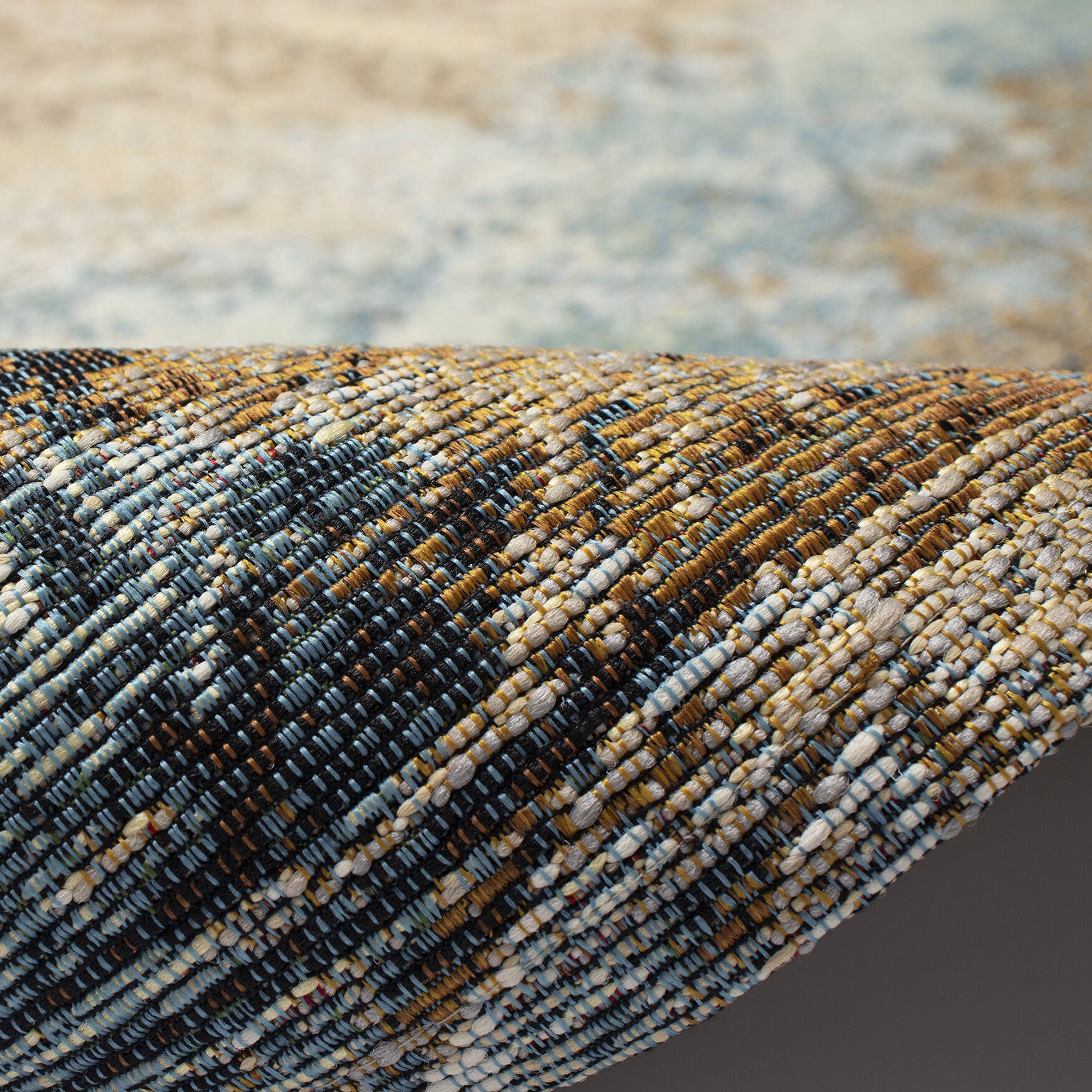 Marina Medallion Indoor/Outdoor Area Rug Blue, , alternate image number 3