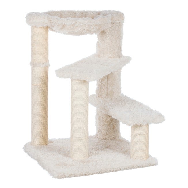 Baza Senior Scratching Post, CREAM, hi-res image number 0