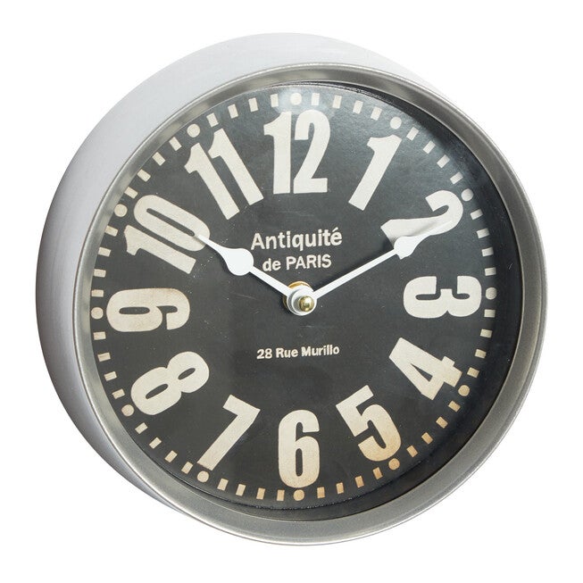 Set Of 3 Multi Colored Metal Wall Clock, , alternate image number 5