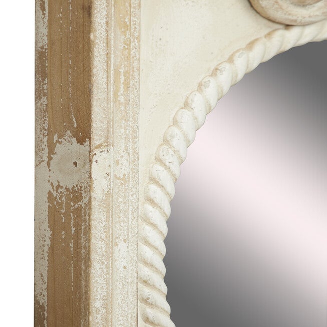 Set Of 4 Brown Wood Vintage Wall Mirror, , alternate image number 5